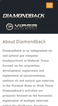 Mobile Screenshot of diamondbackenergy.com